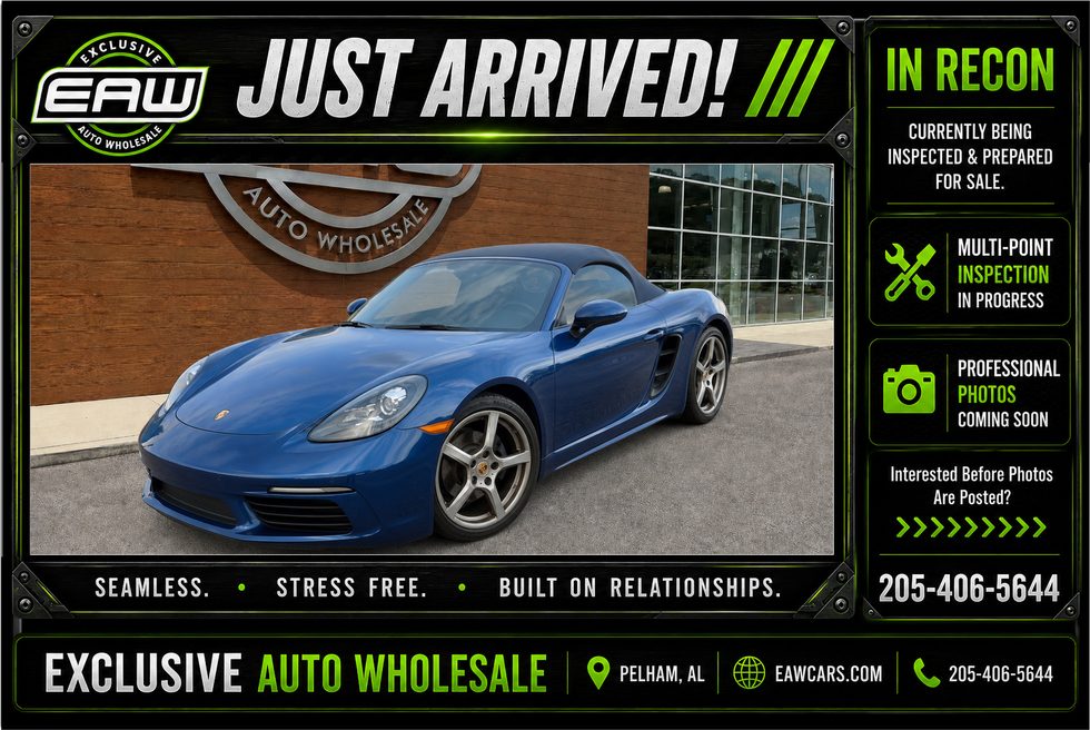 2017 Porsche 718 Boxster Convertible